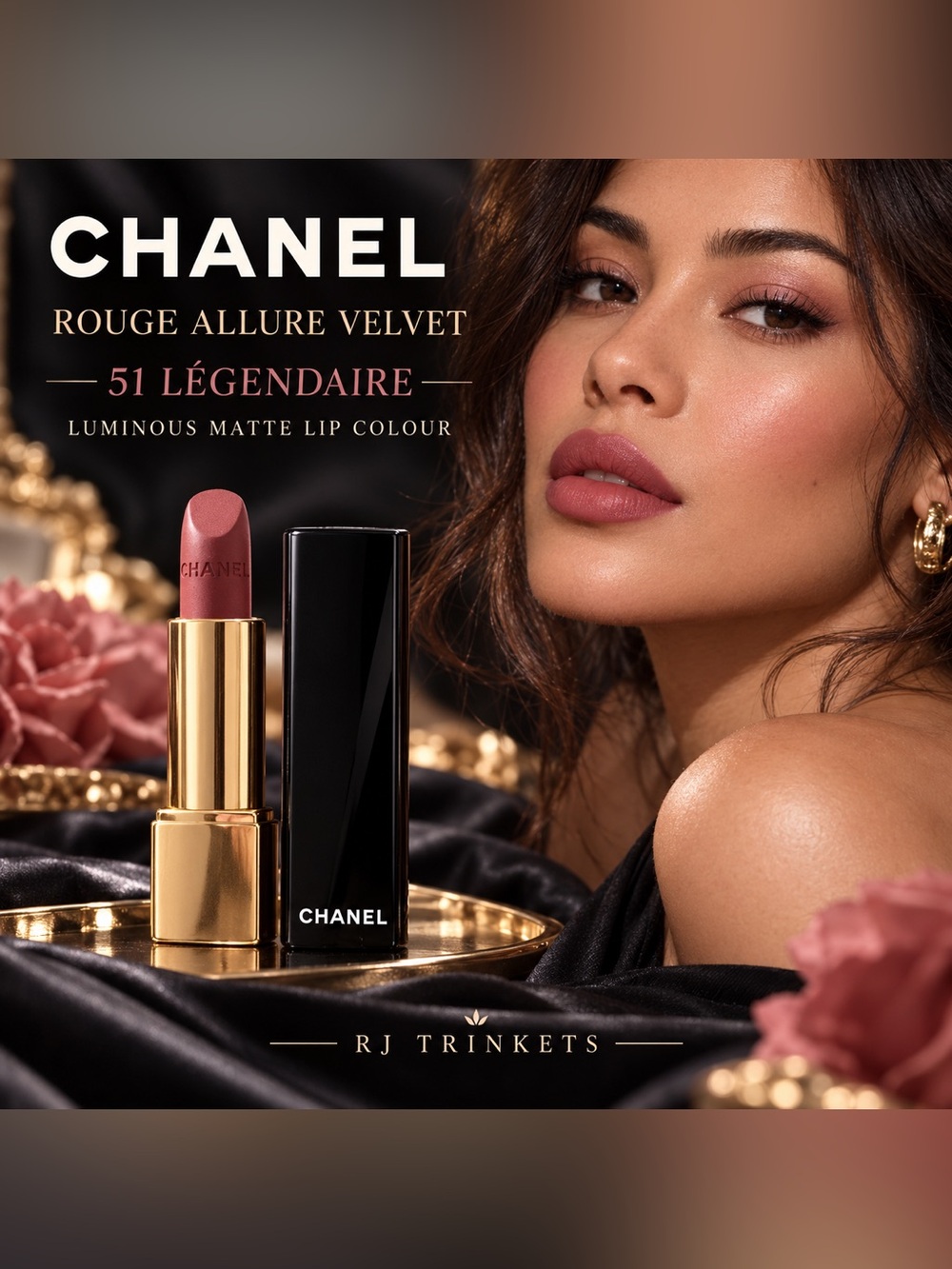 CHANEL Rouge Allure Velvet Lipstick - 51 Légendaire (no box)